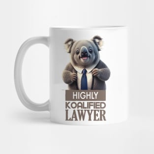 Just a Highly Koalified Lawyer Koala 3 Mug